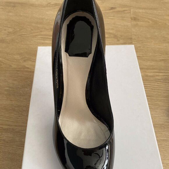 Dior Patent Black Heel Size 39.5 (9) - Picture 4 of 10